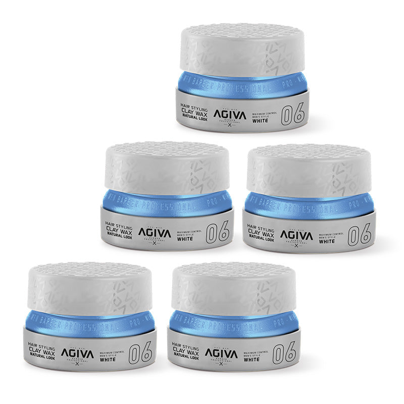 Agiva Styling Clay Wax 06 Natural Look White 155ml