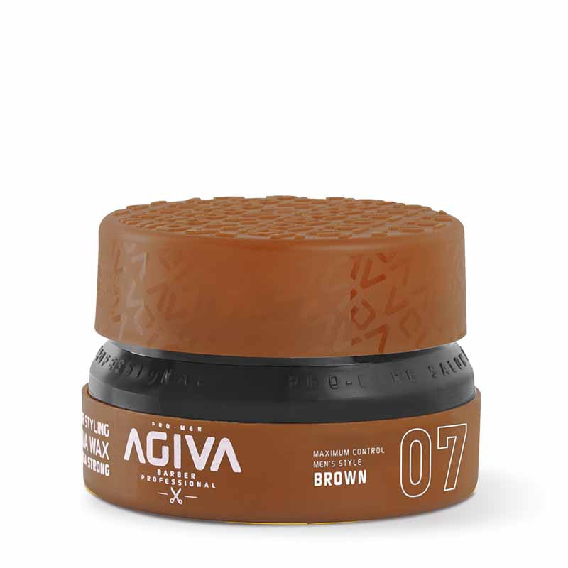 Agiva Styling Hair Wax 07 Pomade Brown 155ml