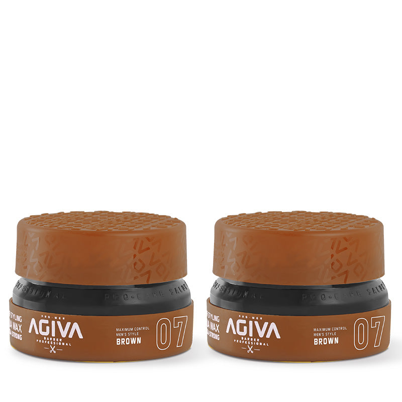 Agiva Styling Hair Wax 07 Pomade Brown 155ml