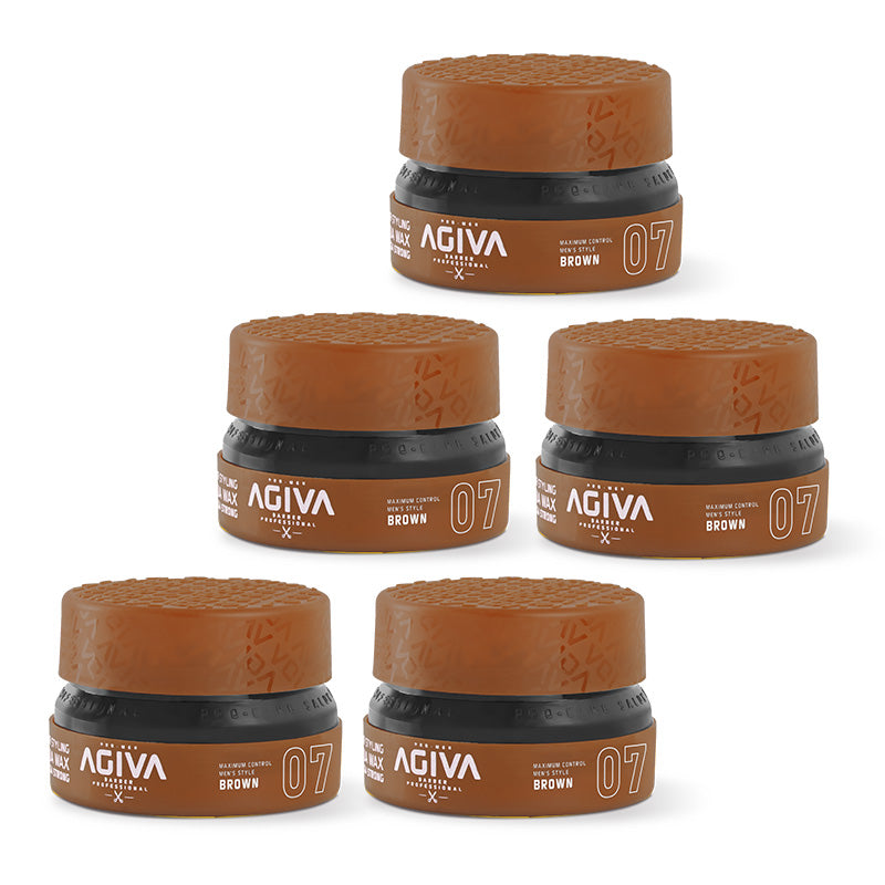 Agiva Styling Hair Wax 07 Pomade Brown 155ml