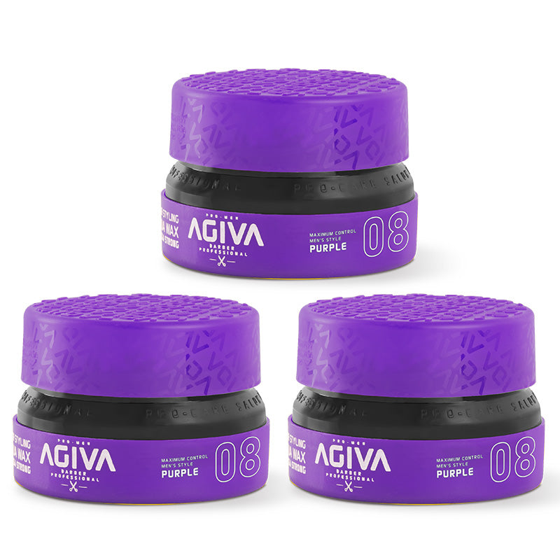 Agiva Styling Aqua Wax 08 Cool Bright Purple 155ml