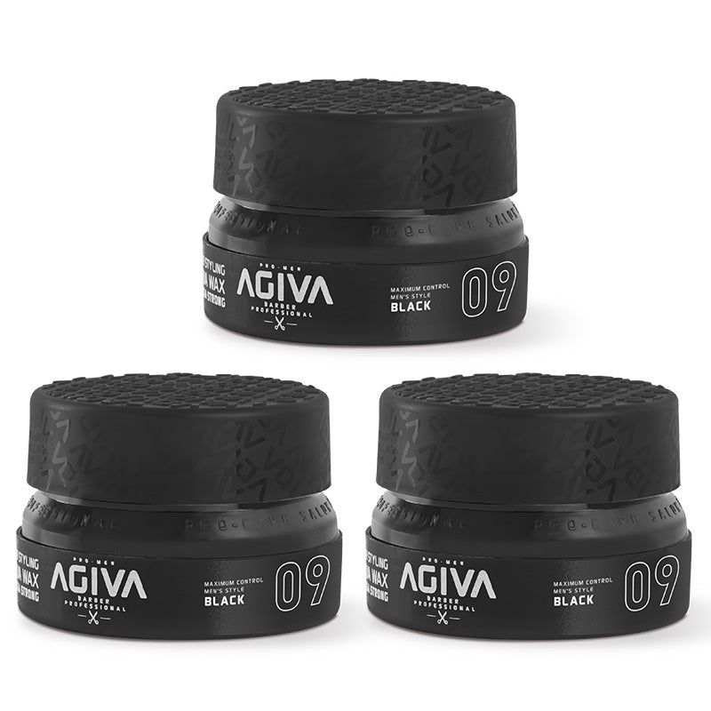 Agiva Styling Aqua Gel Wax 09 Black 155ml