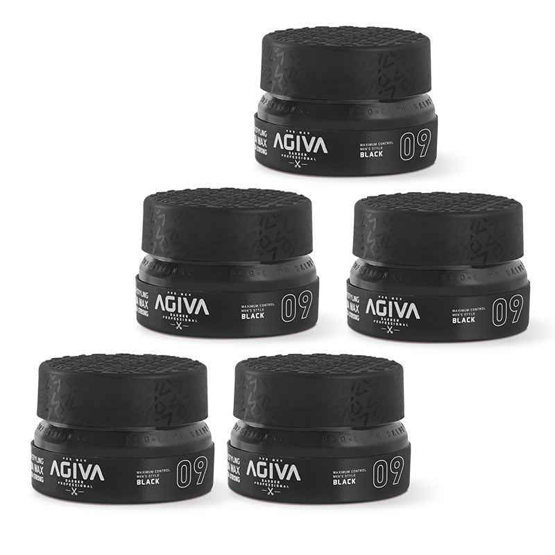 Agiva Styling Aqua Gel Wax 09 Black 155ml