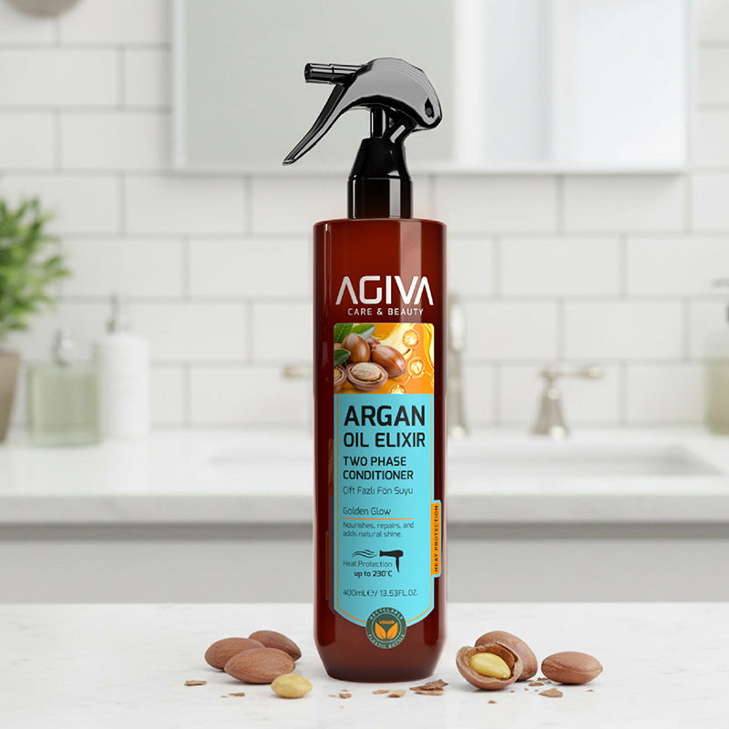 Agiva Argan Oil Elixir Two Phase Conditioner 400ml (Brown)