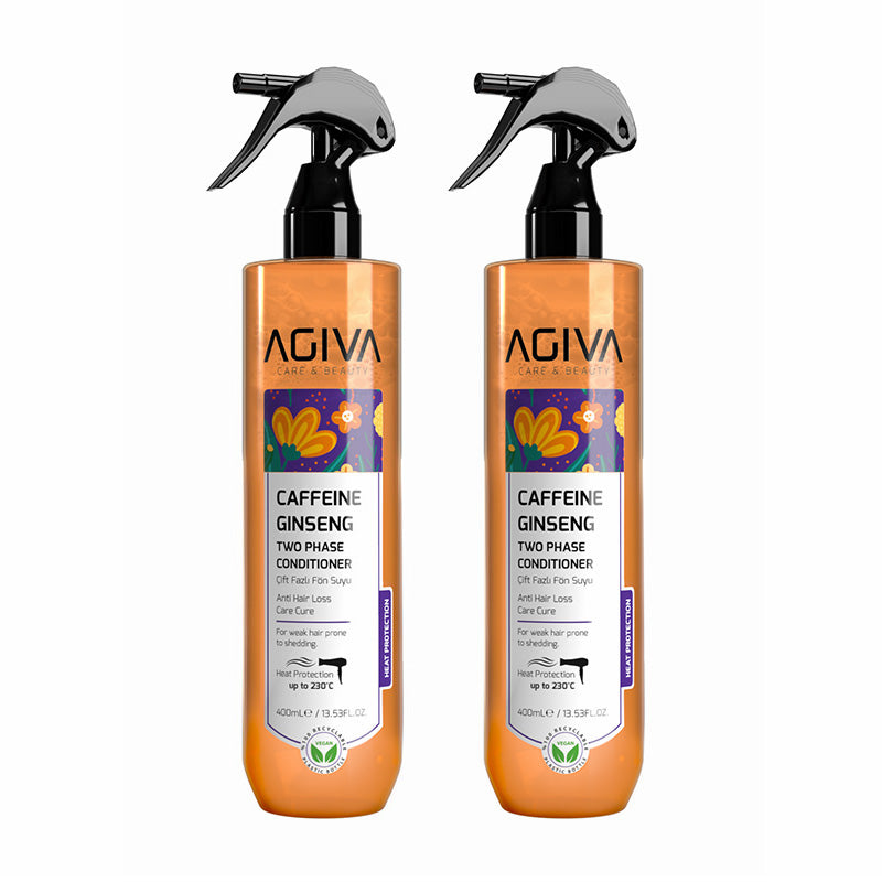 Agiva Caffeine Ginseng Two Phase Conditioner 400ml (Orange)