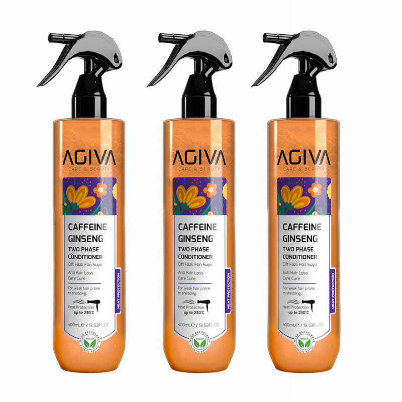 Agiva Caffeine Ginseng Two Phase Conditioner 400ml (Orange)