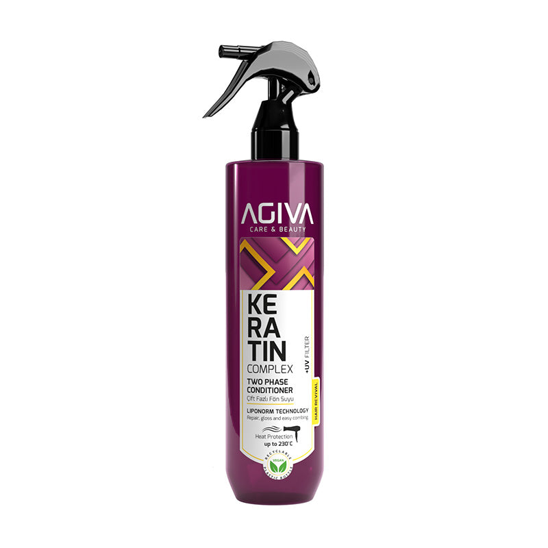 Agiva Keratin Complex Two Phase Conditioner 400ml (Purple)