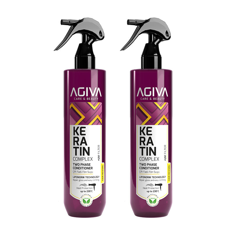 Agiva Keratin Complex Two Phase Conditioner 400ml (Purple)