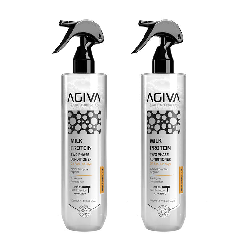 Agiva Milk Protein Two Phase Conditioner 400ml (White)