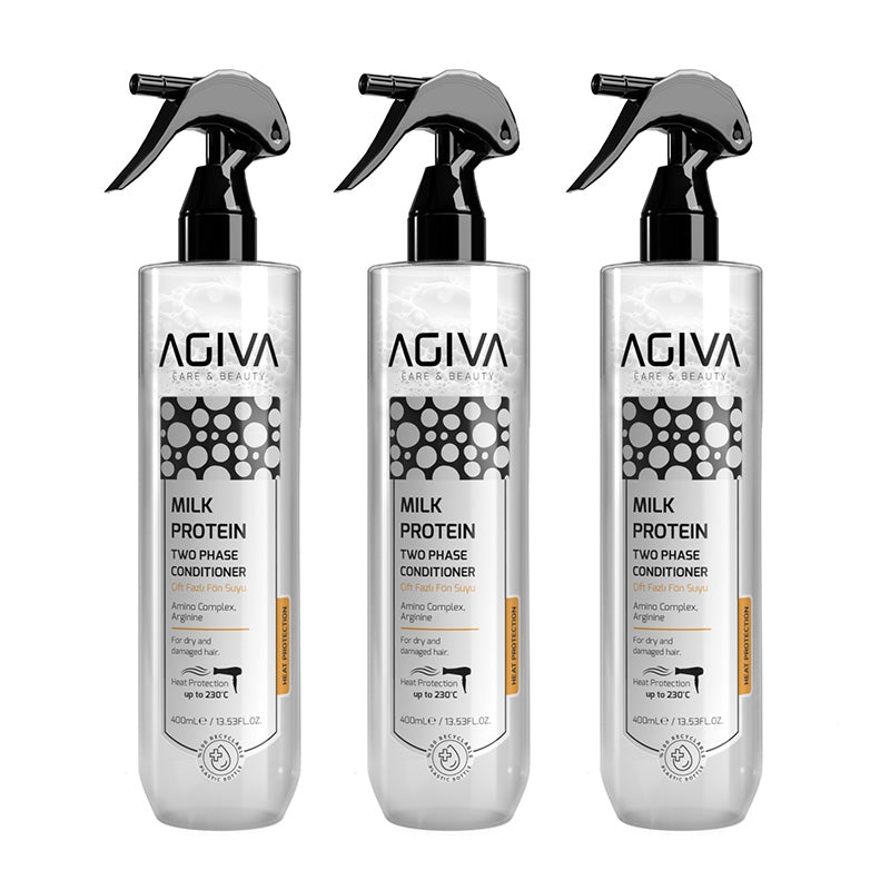 Agiva Milk Protein Two Phase Conditioner 400ml (White)