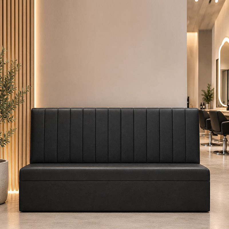 Booth Waiting Lounge WS-06 Black - 1.8M