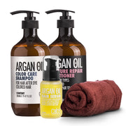 Cab's Argan Oil Colour Care Shampoo Serum Kit 750ml