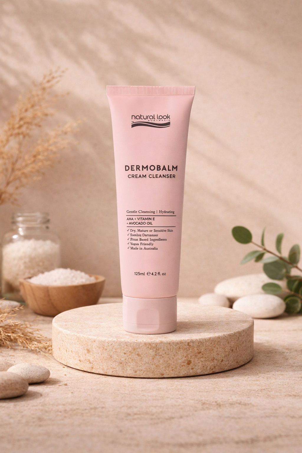 Natural Look Dermobalm Cream Cleanser 125ml