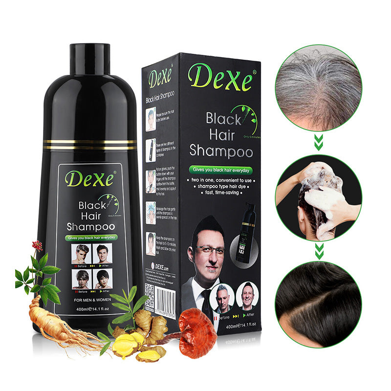 Dexe Black/Brown Hair Shampoo 400ml