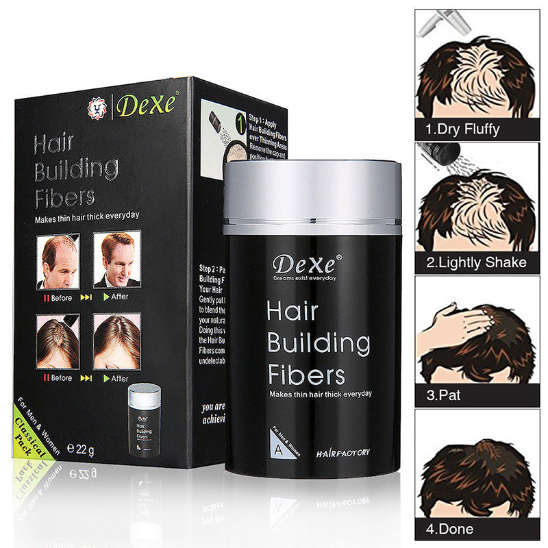 Dexe Hair Building Black Fibers 22g