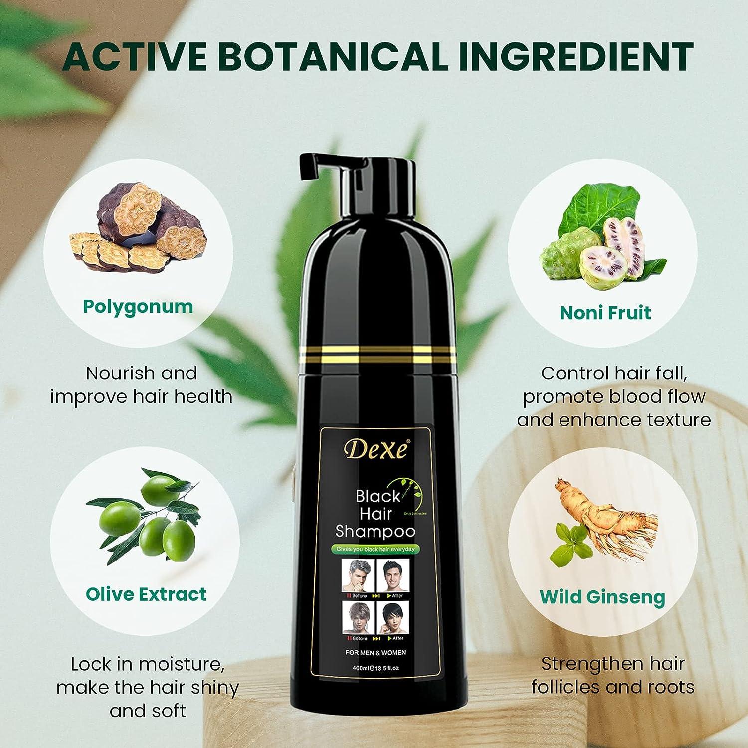 Dexe Black/Brown Hair Shampoo 400ml