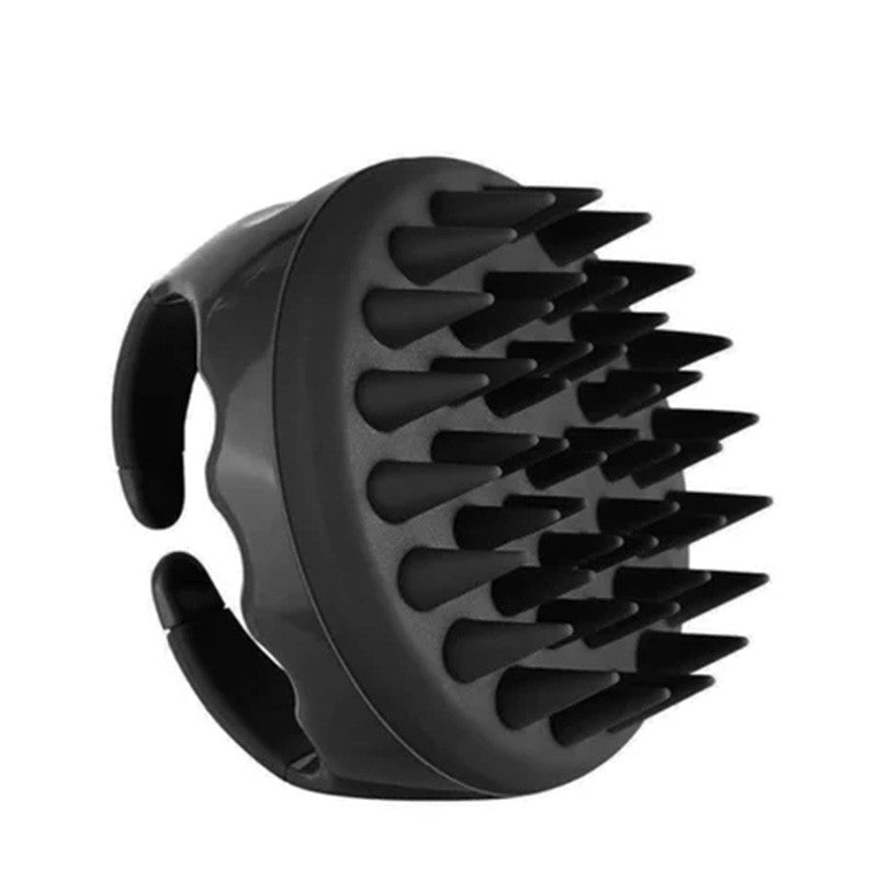 Silicone Shampoo & Massage Brush Black