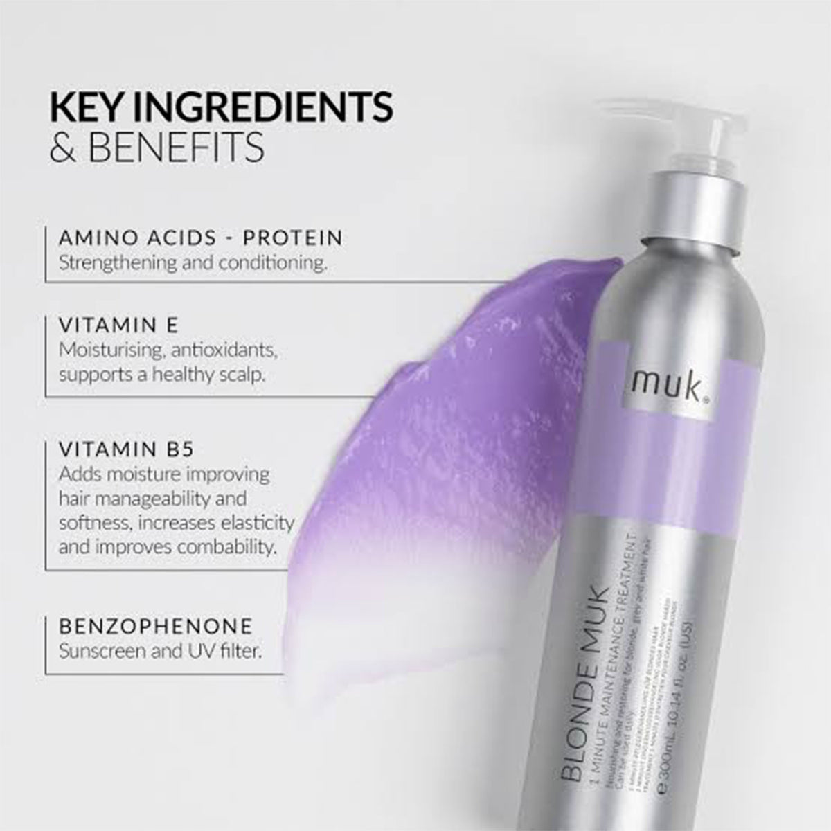 Muk Blonde 1 Minute Maintenance Treatment 300ml
