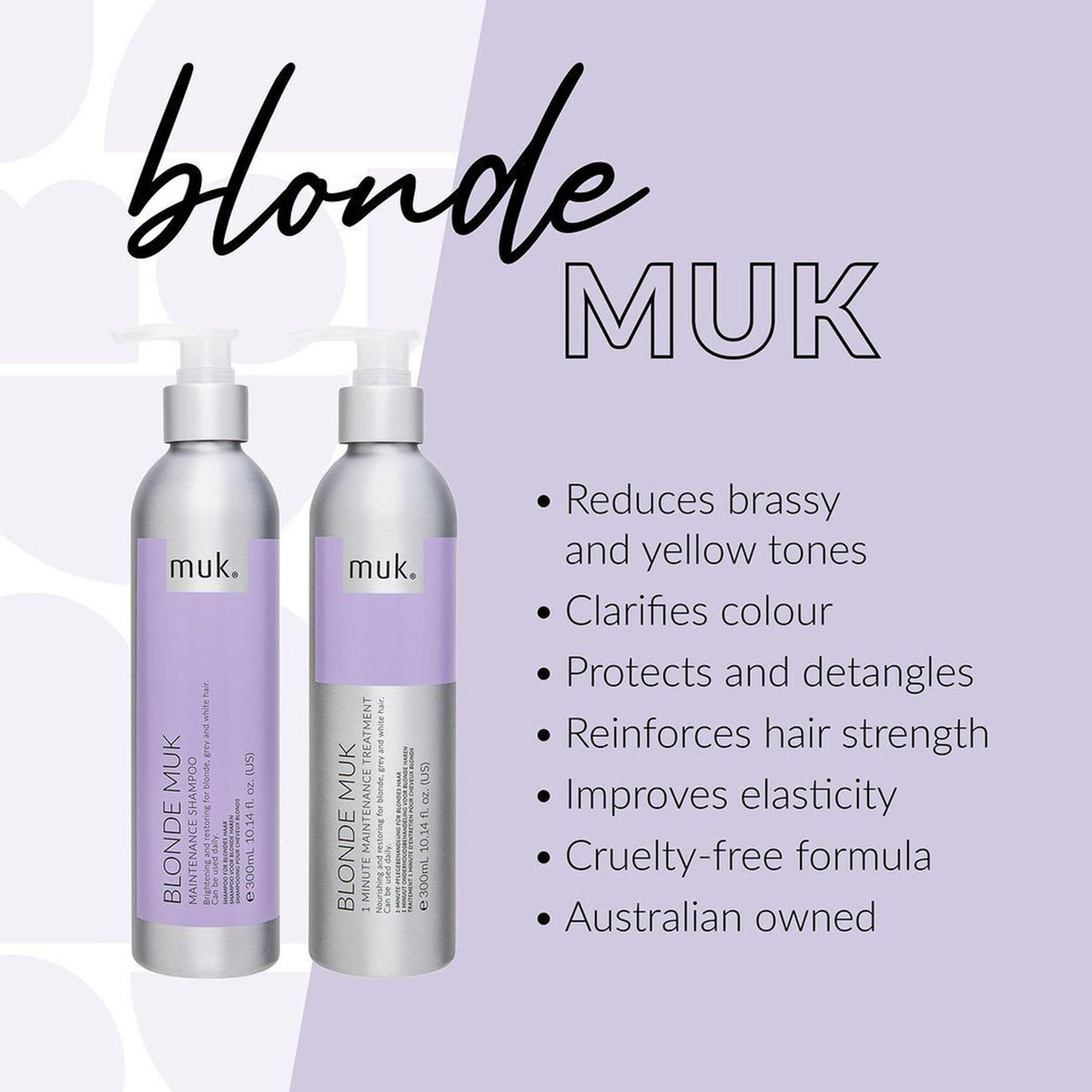 Muk Blonde Maintenance Shampoo 300ml