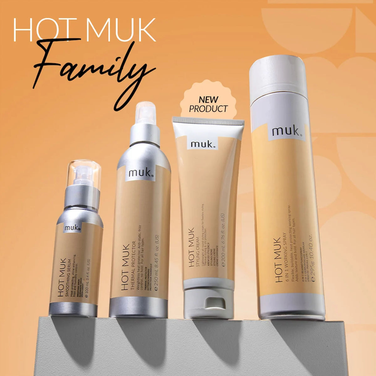Muk Hot Styling Cream 200ml