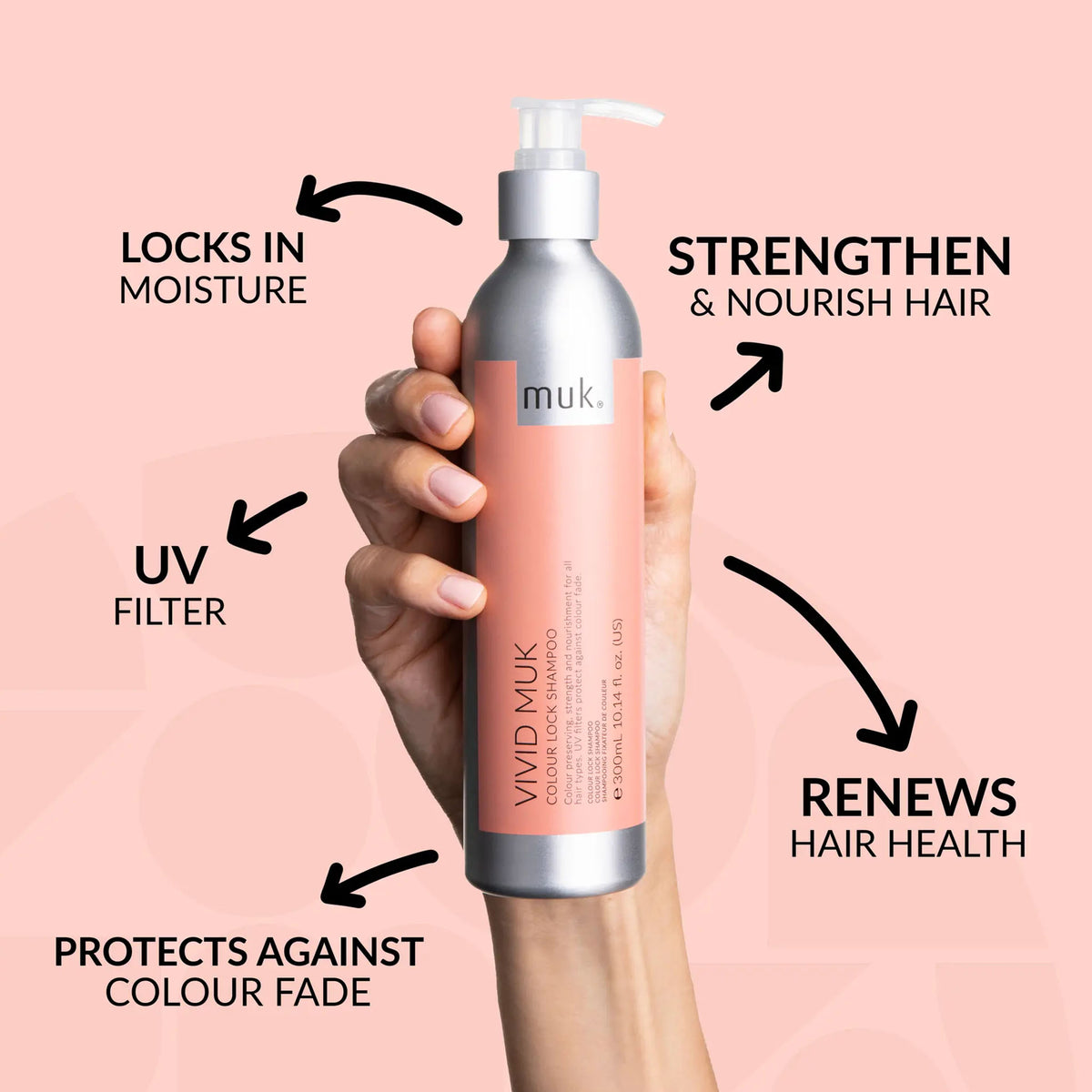 Muk Vivid Colour Lock Shampoo 300ml