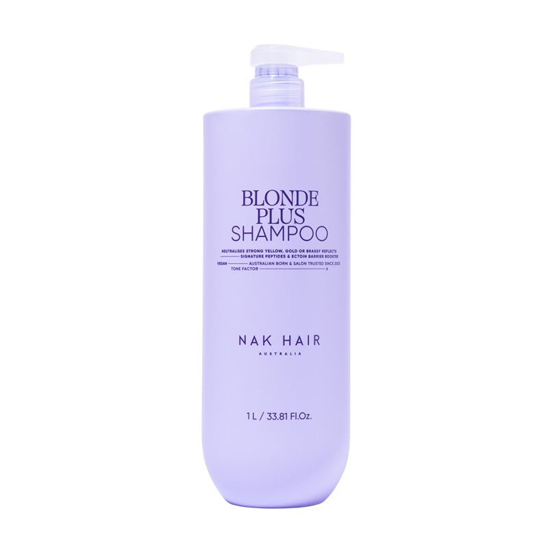 NAK Hair Signature Blonde Plus Shampoo 1L
