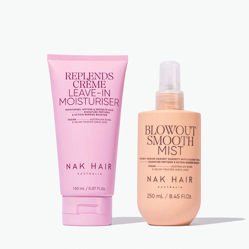 Nak Hair Signature Leave-in Moisturiser & Blowout Smooth Mist Bundle