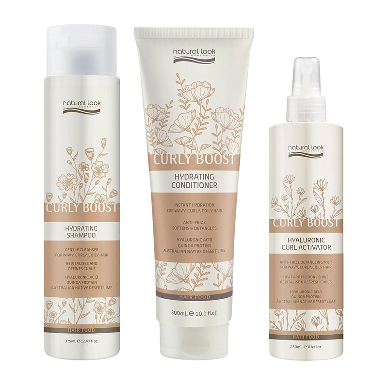 Natural Look Curly Boost Small Trio Set