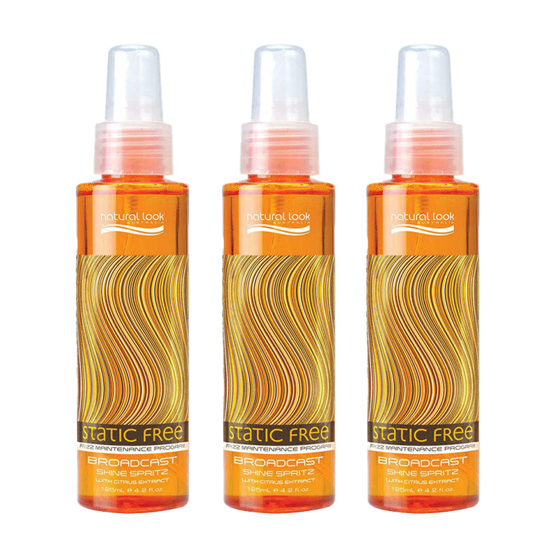 Natural Look Static Free Broadcast Shine Spritz 125ml