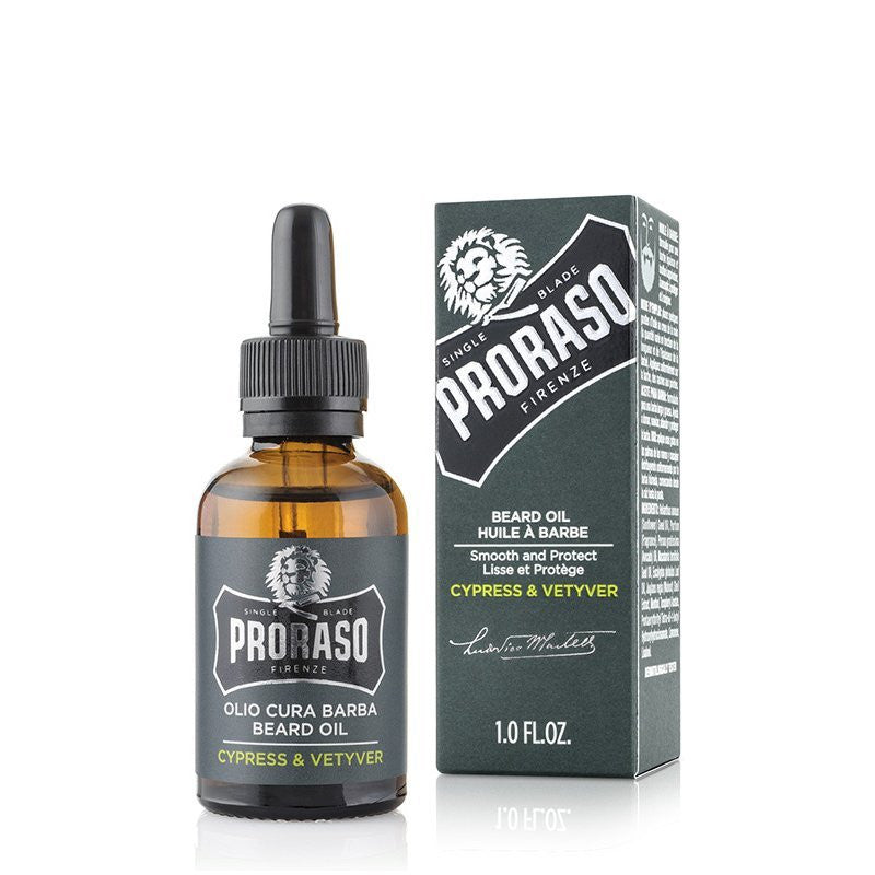 Proraso Beard Oil Cypress And Vetyver 30ml