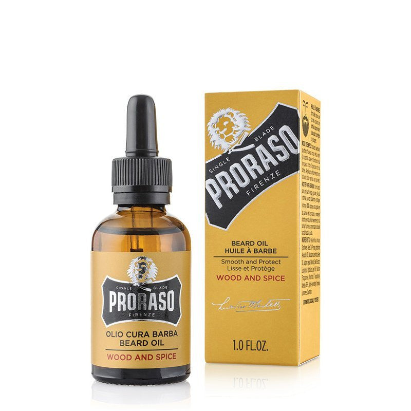 Proraso Beard Oil Wood And Spice 30ml