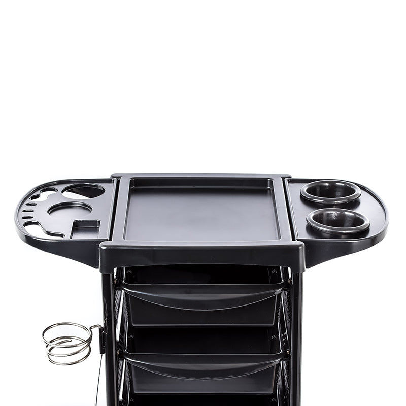 Vista Hair Trolley Black M3015B