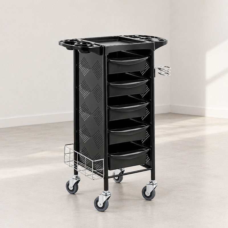 Vista Hair Trolley Black M3015B
