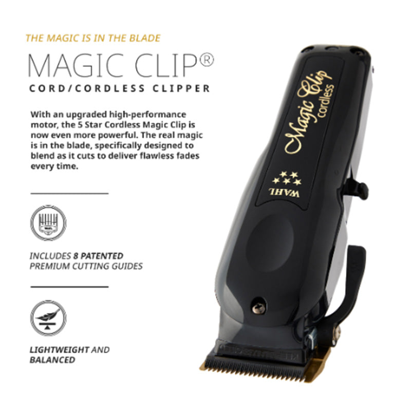 Wahl Professional 5 Star Black Magic Clip