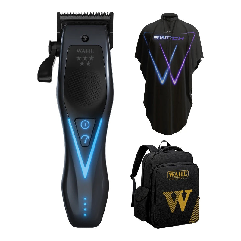 Wahl Vapor Switch Clipper with Bonus Cape and Backpack