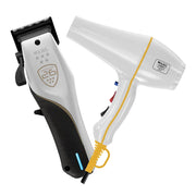 Wahl Vapor CE Championship clipper & Wahl Power Dry White Set