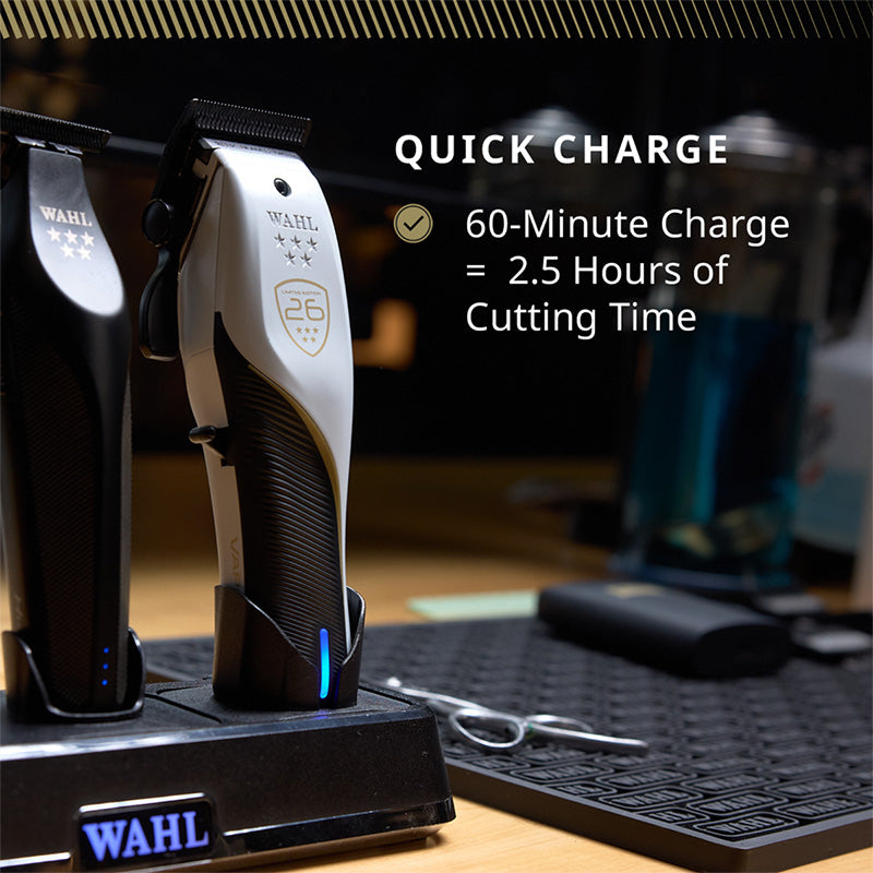 Wahl Professional Vapor CE + Charge Stand with BONUS CAPE