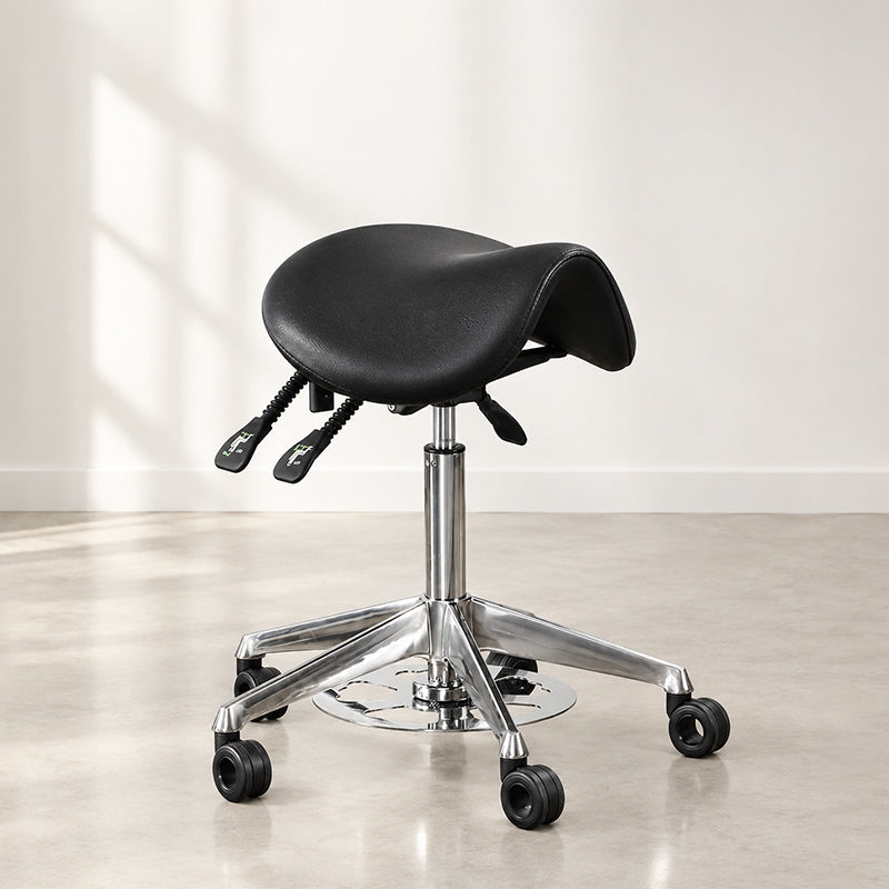 Yates Saddle Stool Black